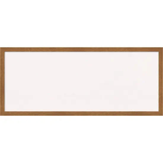 Carlisle Narrow Wood Framed Corkboard, White Cork Blonde {1}