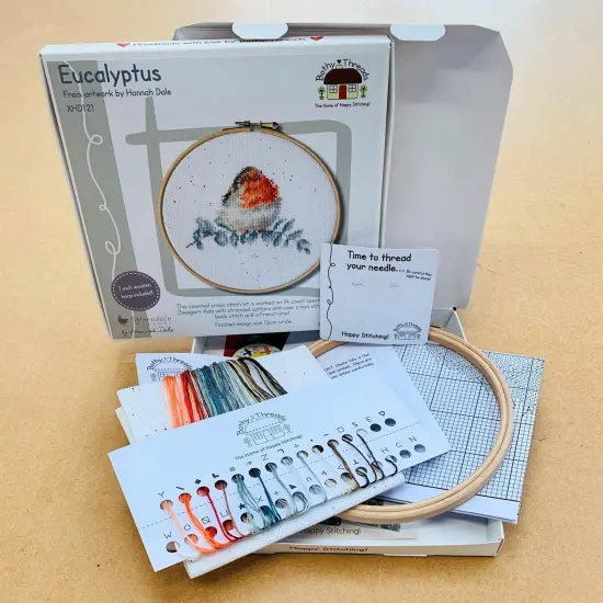 Eucalyptus (without hoop) XHD121P Counted Cross Stitch Kit {2}