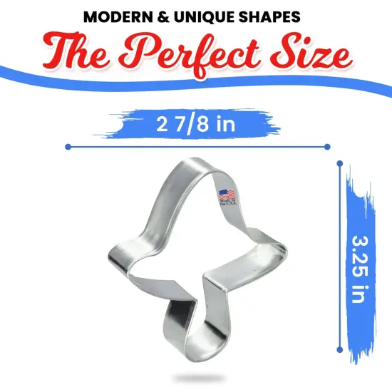 CookieCutter.Com Brand Shitake Mushroom Cookie Cutter 3.25 in, Tin Plate Steel, Handmade in USA {3}