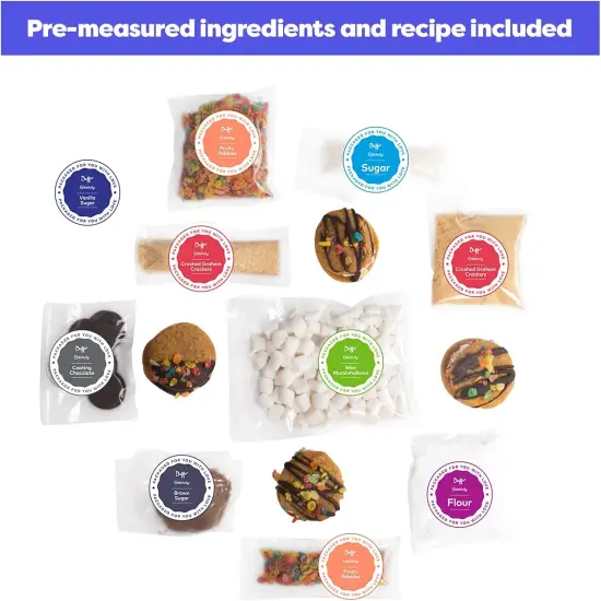 Duff Goldman DIY Baking Set for Kids by Baketivity - Bake Delicious S&rsquo;mores Sandwich Cookies with Premeasured Ingredients | Best Family Fun Activity, Great Gift for Girls, Boys, Teens, and Adults {2}