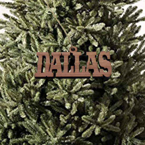 dallas - Cedar Ornament {3}