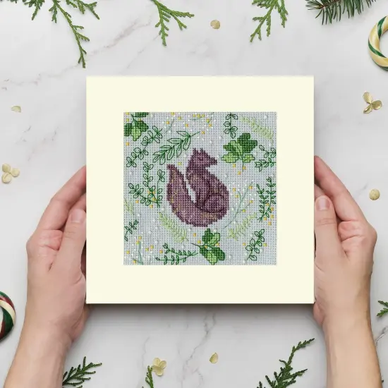 Scandi Fox Kit XMAS59 Counted Cross Stitch Kit {1}