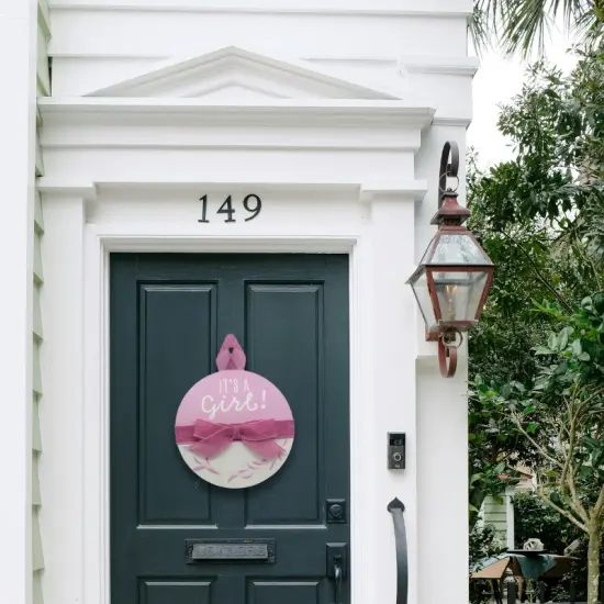 It's a Girl Baby Door Sign {2}