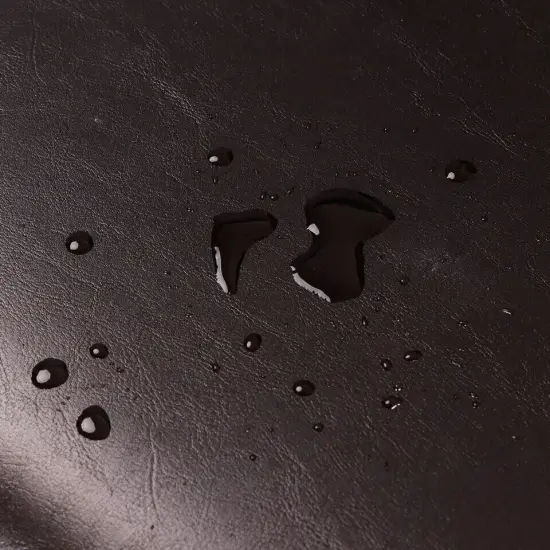 Dining Parson Chair Set of 2 Armless Kitchen Room Brown Leather Backrest Elegant {3}