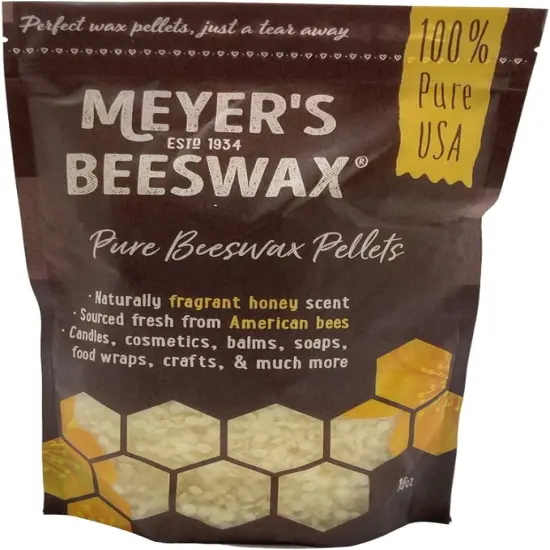 Meyer's Domestic USA Beeswax Not Imported, Additive Free Triple Filtered Pellets {2}