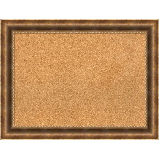 Manhattan Wood Framed Corkboard, Natural Cork {1}