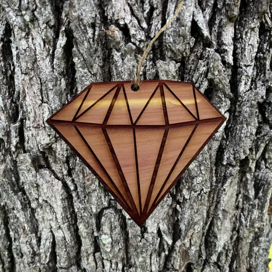 Diamond - Cedar Ornament {2}
