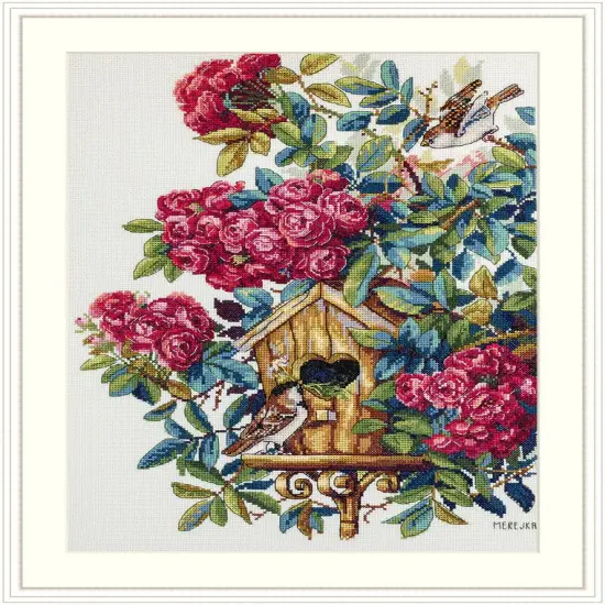 Rose Bush K-150 Counted Cross-Stitch Kit {1}