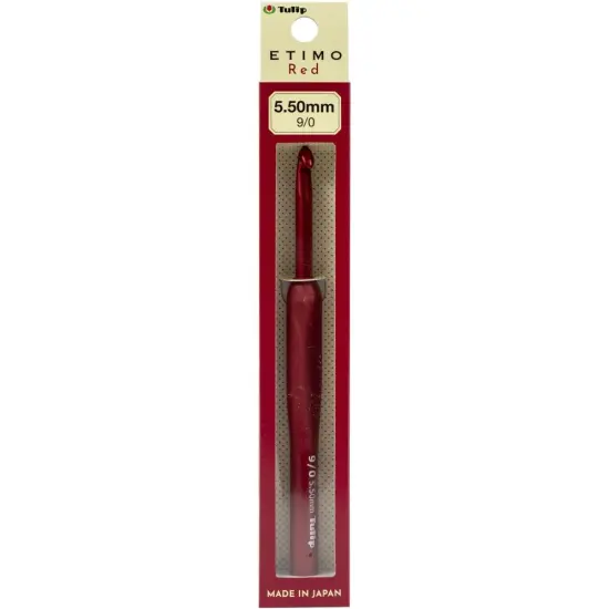 Tulip Etimo Red Crochet Hooks with Cushion Grip {1}