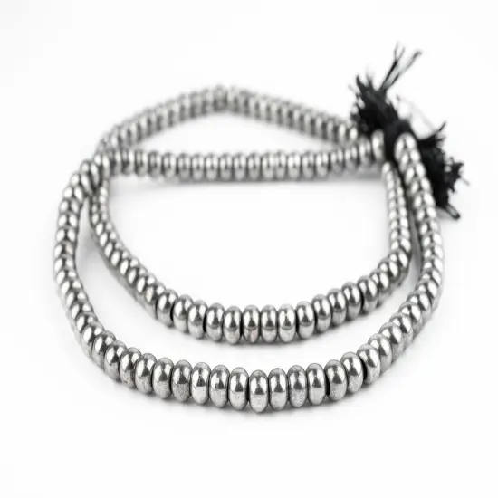 The Bead Chest Silver Padre Beads 9mm, Full Strand of Quality Metal Spacers for DIY Jewelry Design {3}