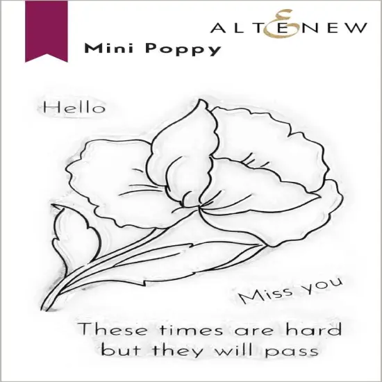 Mini Poppy Stamp Set {1}