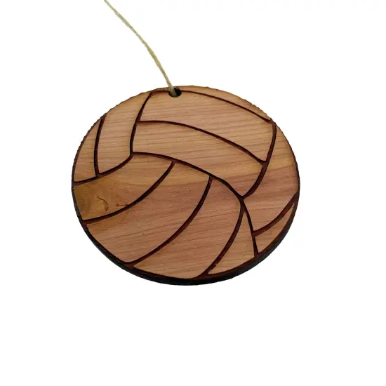 Volleyball - Cedar Ornament {3}