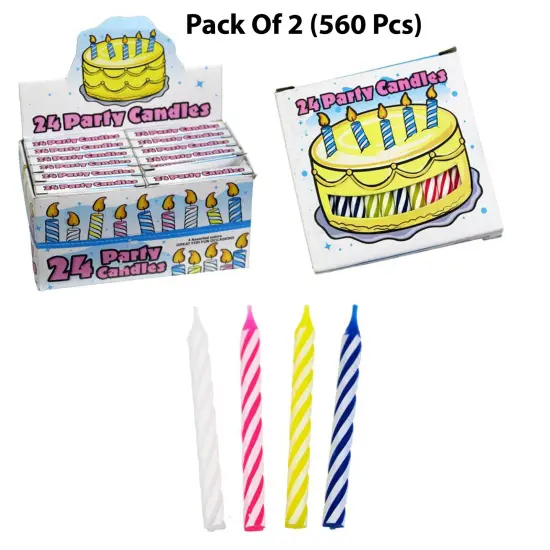 Best Birthday Candles 2 1/2 inches tall by 1/4-inch-wide | Sparkle & Shine The Birthday Candle Haven | Raheev&reg; {1}