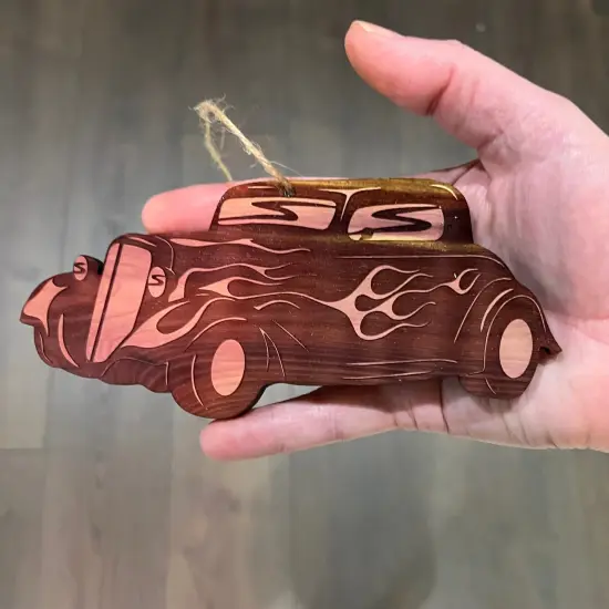 34 Coupe - Cedar Ornament {4}