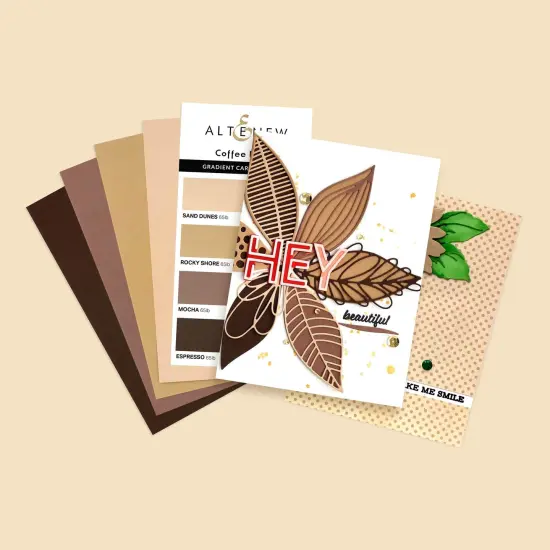 Gradient Cardstock Set - Coffee Break {3}