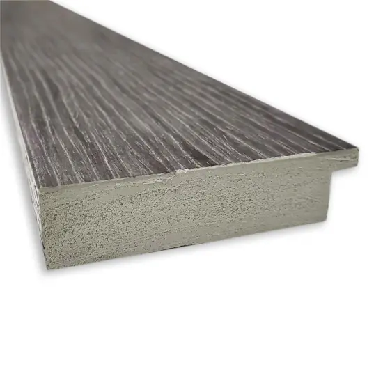 Pinstripe Plank Grey Framed Corkboard, Black Cork {3}