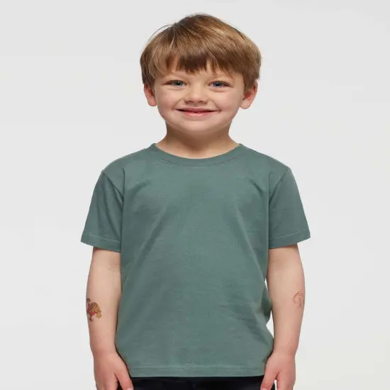Rabbit Skins&reg; Toddler Fine Crewneck Short Sleeve Jersey Tee - 3321 Basil {1}