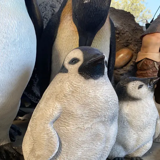 Young Penguin Statue {4}