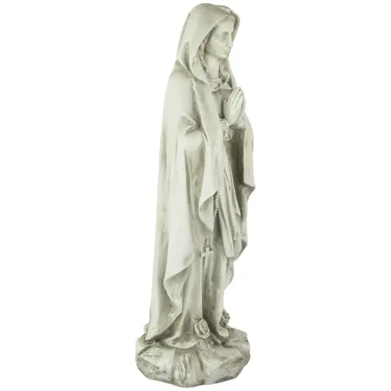 Northlight Praying Virgin Mary Outdoor Garden Statue - 27.75" Gray {4}