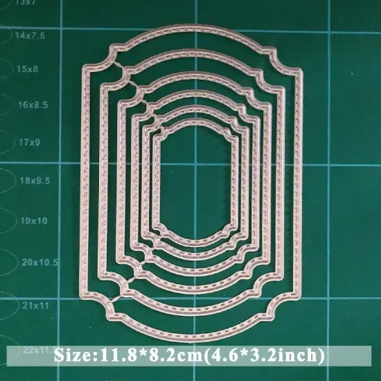 Metal Arched Frame Nesting 6 Piece Dies Set {1}