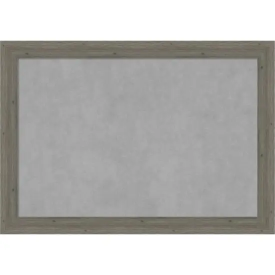 Fencepost Narrow Wood Framed Magnetic Board Fencepost Grey {1}
