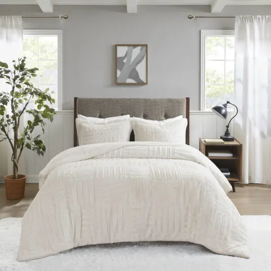 Fur Down Alternative Comforter Mini Set {4}