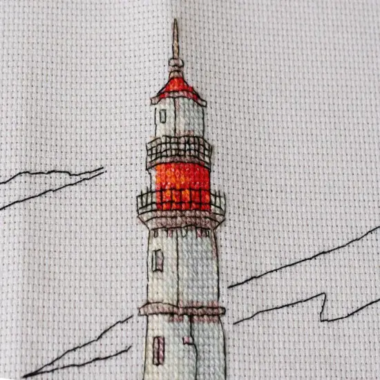 Cross-stitch kit Lighthouse light {5}