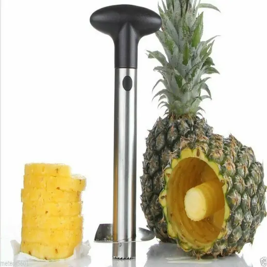 New Stainless Steel Fruit Pineapple Peeler Corer Slicer Kitchen Tool {1}