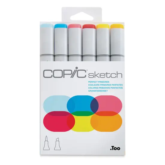Copic Sketch Marker Set - Perfect Primaries, Set of 6 {2}