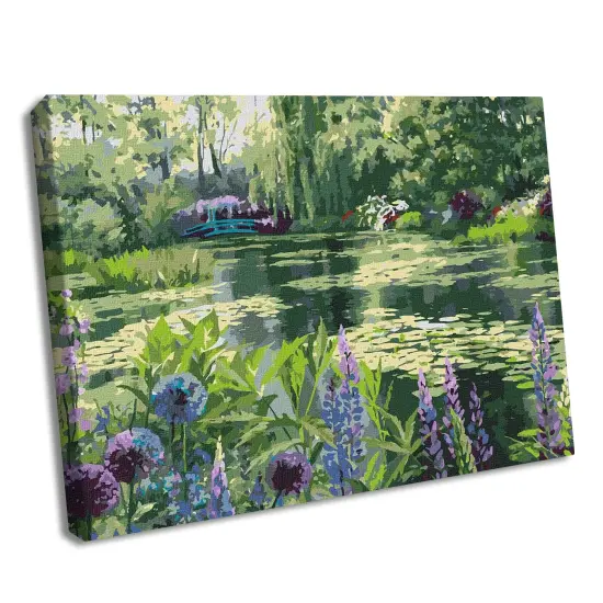 Painting by Numbers kit Monet's garden in Giverny KHO2838 {1}