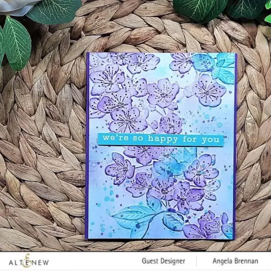 Cherry Plum Blossom 3D Embossing Folder {6}