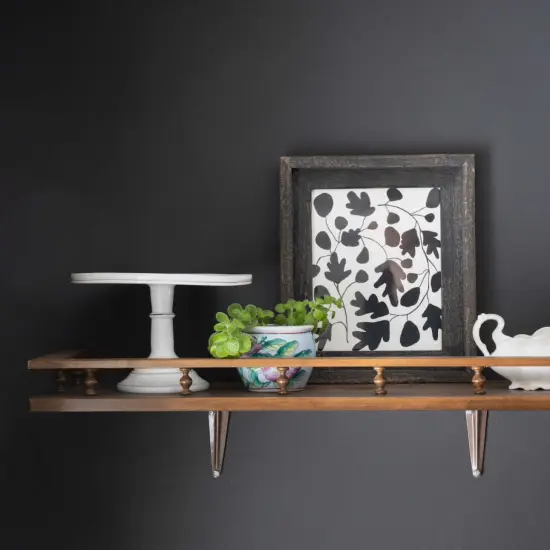 Rustic Farmhouse Signature Series Tabletop Reclaimed Wood Picture Frame Black {2}