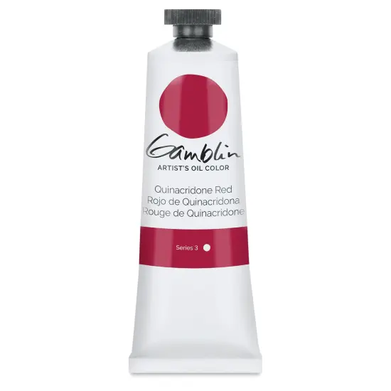 Gamblin Artist's Oil Color - Quinacridone Red, 37 ml tube {2}