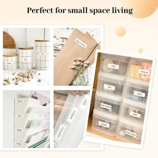 Label Maker Replacement Tape Jiose B1 Labels Waterproof Thermal Labels 14mm x 30mm {2}