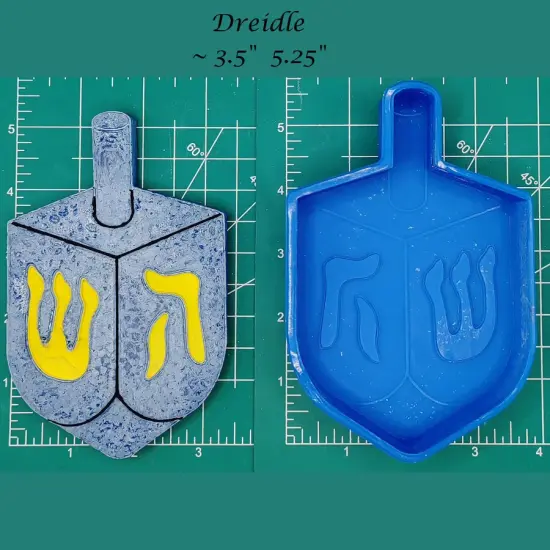 dreidle silicone freshie mold {1}