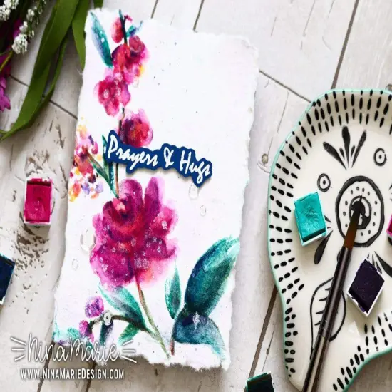 Iridescent Shimmer Ink Spray {2}