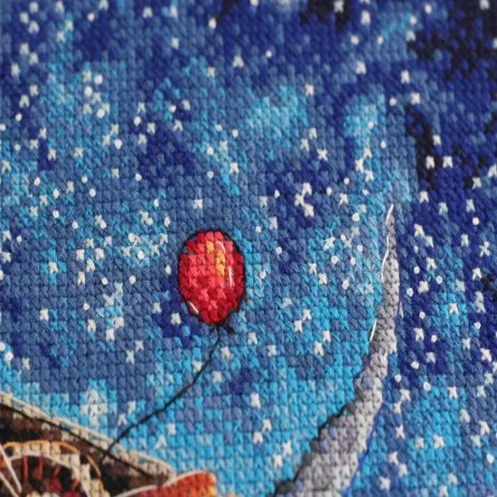 Cross-stitch kit Above the clouds {6}