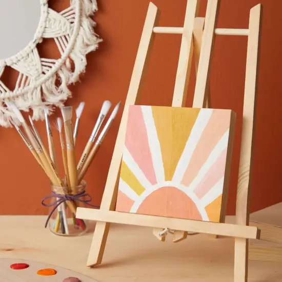 6 Pack Unfinished Wood Canvas Boards for Painting 5x5 Panels {6}