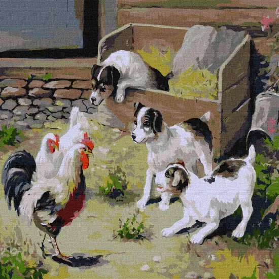 Painting by Numbers kit Meeting KHO4342 {2}