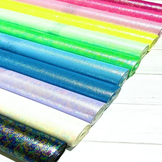 Oil Slick Vinyl Bright Green {2}