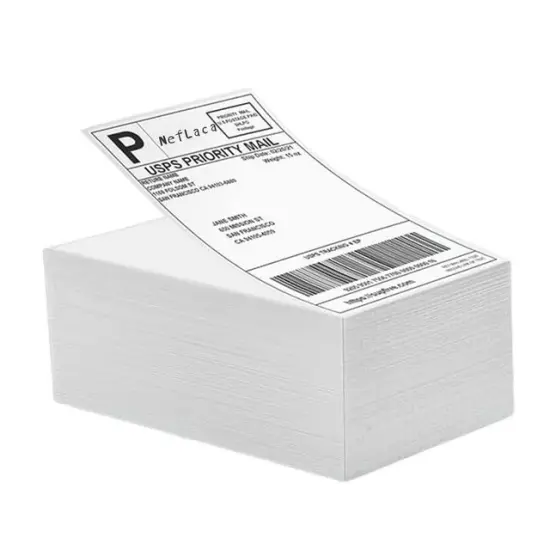 Direct Thermal Labels 4x6 Shipping Labels with Perforation {6}