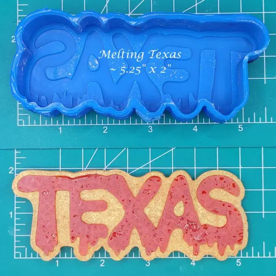 Melting Texas Silicone Freshie Mold {1}