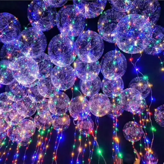 5Pcs LED Light Balloons For Valentines Christmas Wedding Celebration Event Party {1}