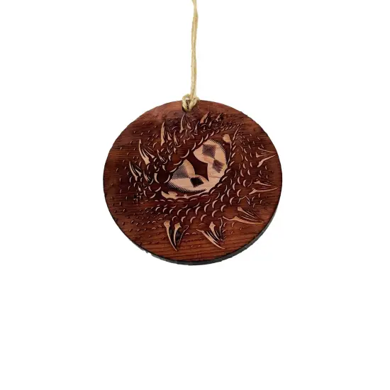 Dragons Eye - Cedar Ornament {1}