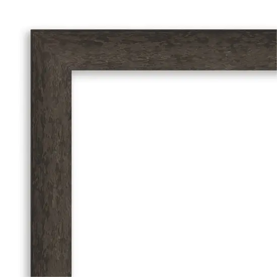 Dappled Narrow Wood Framed Magnetic Board Dappled Black Brown {2}