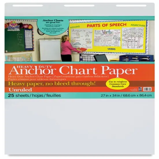 Pacon Heavy Duty Anchor Chart Paper - 27" x 34", Non-Gridded {1}