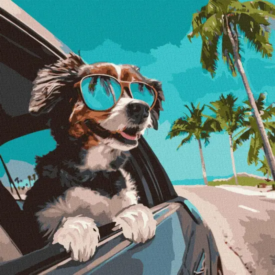 Painting by Numbers kit Journey to the ocean KHO6510 {3}