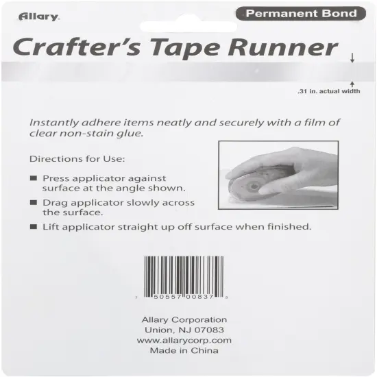 Permanent Scrapbook Tape Runner-.31"X275" {4}