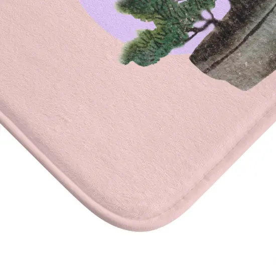 Bonsai Tree Bath Mat Pink {4}