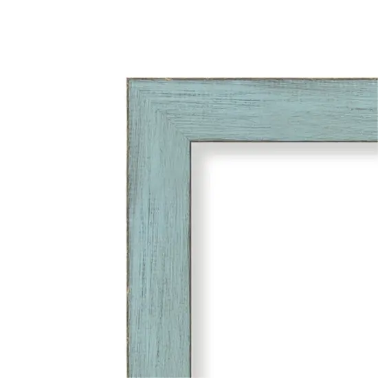 Sky Blue Rustic Wood Framed Corkboard, White Cork {2}